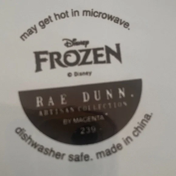 NWT. Rae Dunn, 24oz., Disney’s “Olaf”, ceramic mug. - Picture 8 of 12